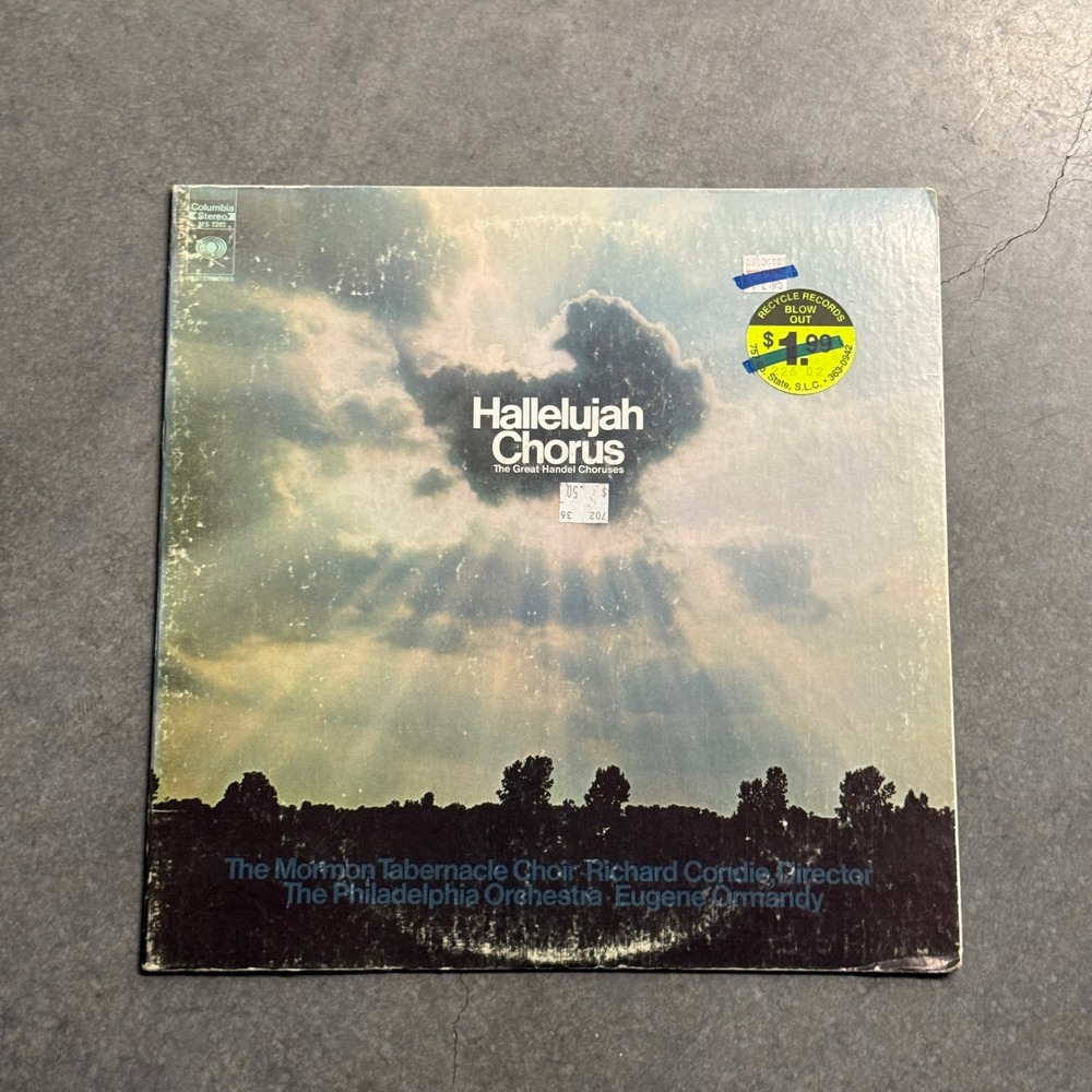 Hallelujah Chorus Handel Mormon Tabernacle Choir Philadelphia Orchestra Vinyl LP